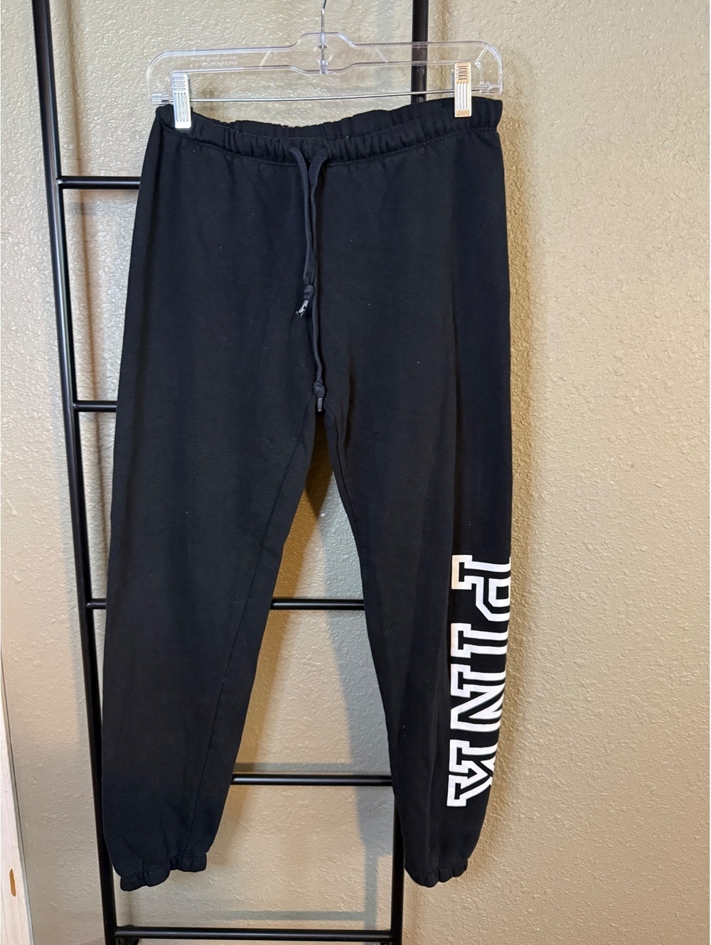Victoria's Secret PINK Black Jogger Sweatpants Size XS